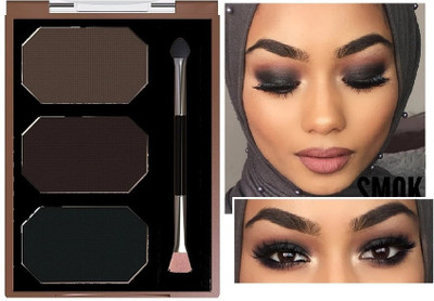 GFSU - GO FOR SOMETHING UNIQUE Eyebrow cake make up Waterproof Eyebrow Palette 3.6 g(BROWN)