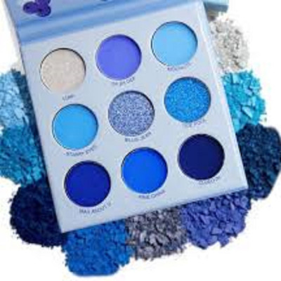 Luipui matte finish look eyeshadow palette makeup 9 g(MULTICOLOR)