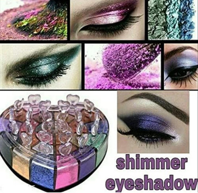 BLUST&FAMME 12color eyeshadow shimmer powder Glitter Eyeshadow 1 12 g(multi)