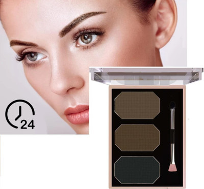 GABBU Long Lasting Makeup Palette Waterproof 3 Colors Cosmetic Eyebrow/- 8 g(multi)