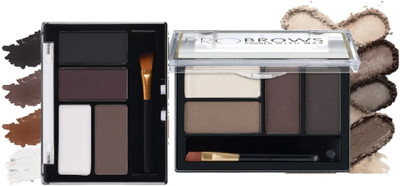 tanvi27 Eyebrow Enhancer Contouring Shadow Eyebrow Powder Palette Combo 16 g(Multi color)
