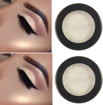 ADJD Combo Shimmery Finish Exposed 5D Eyeshadow Highly Pigmented Cocount cream 10 g(Cocount cream)