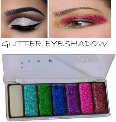 Luipui LATEST GLITTER EYESHADOW PALETTE MAKEUP 11.26 g(MULTICOLOR)