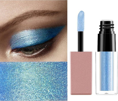 urbanfox Metallic Sky Blue Sparkly Eyeliner, Liquid Shimmer & Blendable Eye Make-up 4 g(Sky Blue)