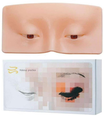 LOVE HUDA Professional Silicon Face Makeup Practice Board Face Dummy For Beginner Practice 100 g(Skin)