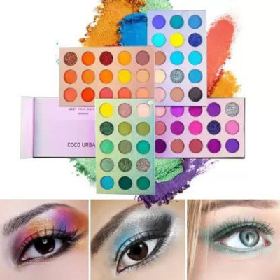 MEDHILE Edition 60 Colors Pigmented Color Board Beauty EyeShadow Palette Eye Shadow 60 g(multicolor)