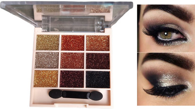 ADJD Natural 9 in 1 Eyeshadow Palette 10 ml(MULTI COLOR)
