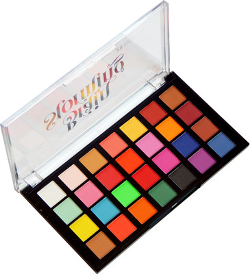 VARS LONDON 28-Colour Matte Eyeshadow Palette, Highly Pigmented Matte Finish, 25 g(MULTICOLOR)