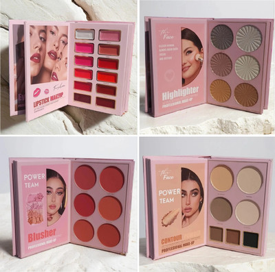 SKINPLUS 55 Colors Eyeshadow Palette Book 129.1 g(MULTICOLOR SHADE)