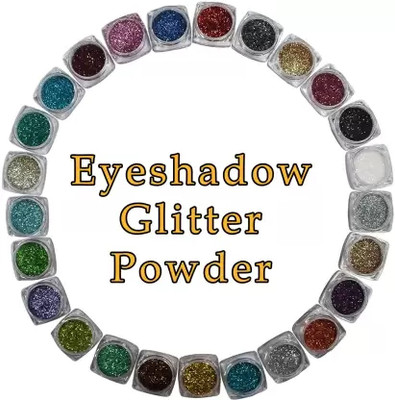GFSU NEW 25 LOOSE GLITTER POWDER EYESHADOW FOR MULTI USE 50 g(Multi)