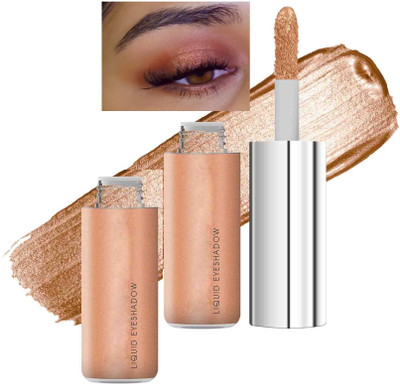 tanvi27 New Highly Pigmented Metallic Liquid Eyeshadow 14 g(Golden)