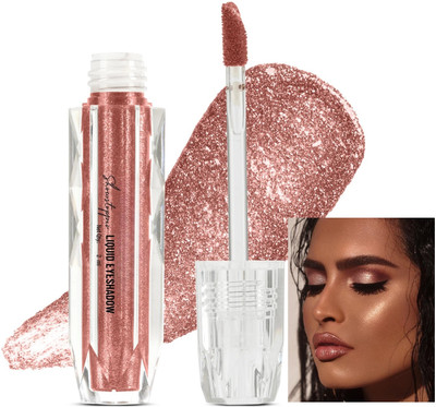 DARVING Shimmer Metallic Liquid Eye shadow Quick-drying 2 ml(Rose Gold)