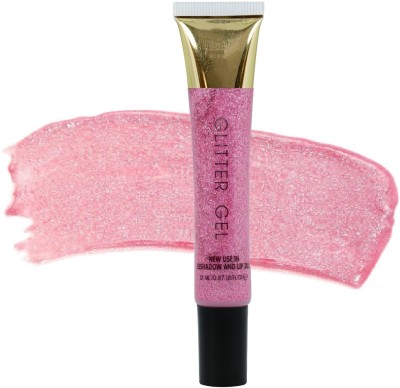 Neycare Long Stay 2 in 1 Eye & Lip Glitter Gel tube eyeshadow waterproof 22 ml(BABY PINK)