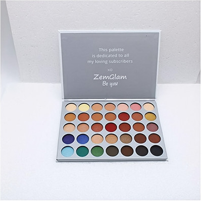 zemglam ZG Eyeshadow Palette - 35 Shimmer & Matte Finish Eye Shadow For Women 80 g(Multicolor)