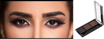 AFARAXIA eyes Brows powder Waterproof and smudgeproof | Brown 7.2 g(multi colour)