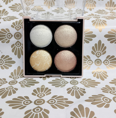 GULGLOW99 4 Shade Illuminating Glow Metallic Face Kit Highlighter Palette Highlighter(MULTICOLORS)