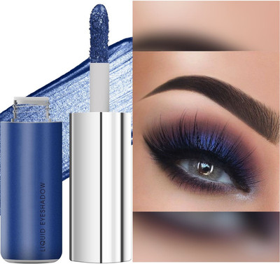Latixmat Liquid Long Lasting Waterproof glitter eyeshadow 7 ml(Deep Blue)