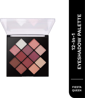 Pilgrim Eyeshadow Fiesta Queen 12-in-1 Highly Pigmented Shades For The Ultimate Glam 24 g(Fiesta Queen)