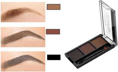 SEUNG Professional 3 Shades Eyebrow Palette | Waterproof Eyebrow Filler with Brush 7.2 g(MULTICOIOR)