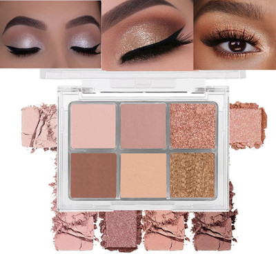 DARYUE 6 COLOUR EYESHADOW PALETTE 6 COLOURS SHADE 9 g(Multicolor)