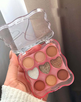 EVERERIN Matte & Shimmer Eyeshadow Palette | Highly Pigmented | Blendable 11 g(Multicolor)