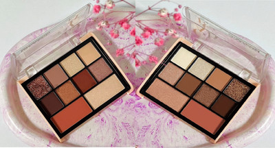ADJD Combo 8 colour Eyeshadow 1 blusher 1 highlighter Palette Sheer Finish 24 g(MULTI COLOR)
