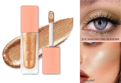 USBK Metallic Liquid Eyeshadow | Highly Pigmented Eyeshadow With Radiant 4 g(GOLD)