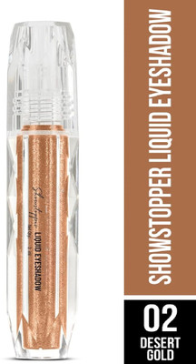 Arcanuy Metallic Liquid Eyeshadow | Highly Pigmented Eyeshadow 2 ml(Desert Gold)