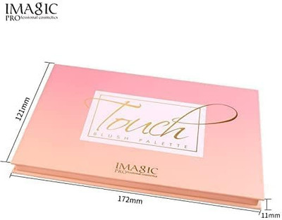 IMagic Touch Blush Palette (6) Colors Professional Cheek Blush 42.8 g(Multicolor)