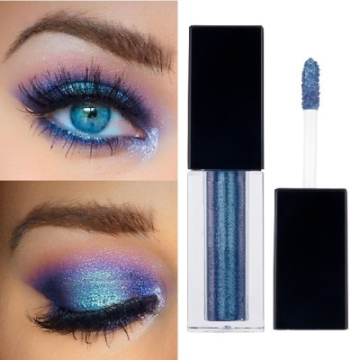 BLUEMERMAID WATERPROOF SHIMMERY LIQUID BLUE COLOR EYE SHADOW 4 ml(BLUE)