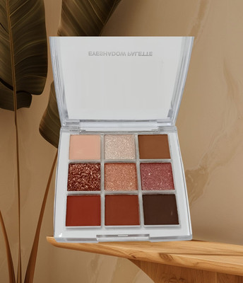 Jiwoo New Matte and shimmer finish Eyeshadow palette for women and girls 13.5 g(muliti color)