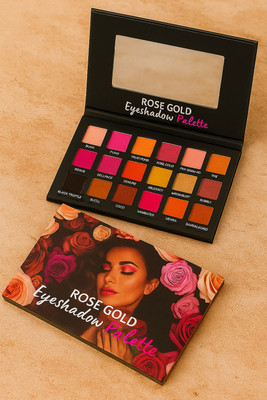 SKINPLUS Shimmer and Matte Eye Palette with Built-in Mirror 18.5 g(Multicolor)