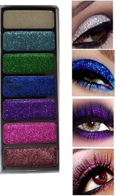 YAWI New Eyeshadow Palette Makeup Ultra Pigmented Prefect Glitter and Shimmers 11.26 g(MUITICOLOR)