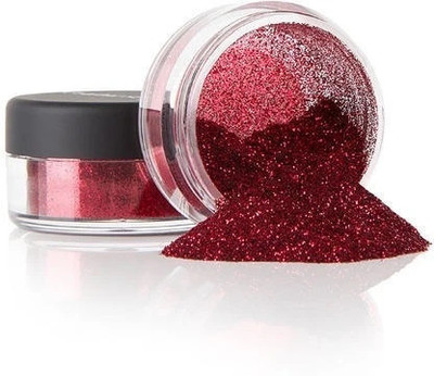Wonholli Loose Glitter Eyeshadow For Eye Makeup Eyeshadow With Radiant Shimmer 2 g(Red)