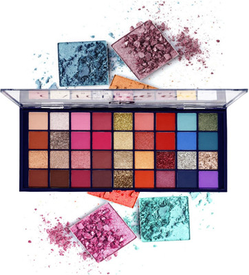 MATTLOOK 36 Colors Catch the Eyeshadow Palette Waterproof High Pigment Flawless Finish 20.5 g(Multicolor-01)