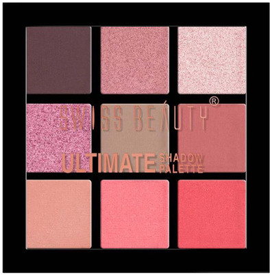 SWISS BEAUTY Ultimate 9 Pigmented Colors Eyeshadow Palette 6 g(Shade-02)