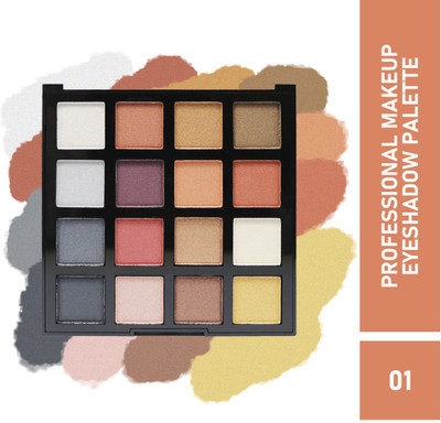 Half N Half Metallic 12 colors Eyeshadow ES-17-01 Palatte 7.5 g(Palatte-01)