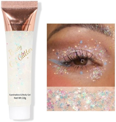 Tactile Makeup face glitters body gel liquid eyeshadow 18 g(white)