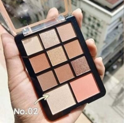 GFSU - GO FOR SOMETHING UNIQUE Best 11 Color Eyeshadow Palette 3 in 1 Eyeshadow ,Highlighter,Bronzer Palette 16.8 g(multicolor)