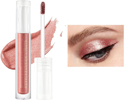 luzimaisa Shimmer Glitter Pigment Eye shadow Waterproof 5 g(peach)