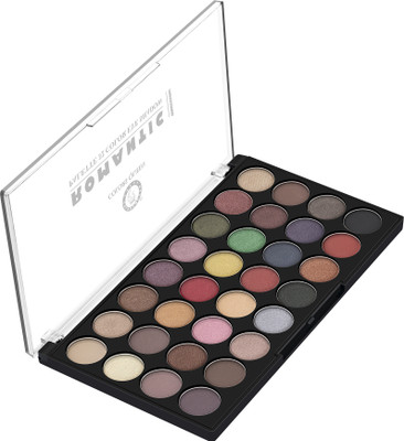 COLORS QUEEN Romantic 32 Multicolor Matte and Shimmery Eyeshadow Palette 34 g(01 - Ramantic)