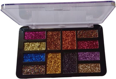 GFSU 02 4 in 1 Glitter Eye Shadow Multi Color 18 g(MULTICOLOR)