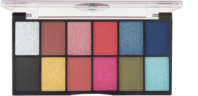 MARS Ultra pigmented 12 Shade Dance Of Joy Eyeshadow Palette 13.2 g(Shade-03)