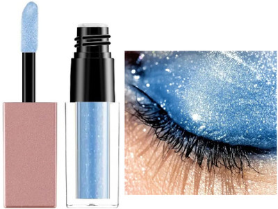 Vyomiris Glitter Metallic Eyeshadow for Brightening Eyes 4 g(BLUE)