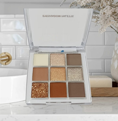 REIMICHI shimmer matte glitter multi color eyeshadow palette 13.5 g(Multi color)