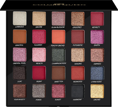 COLORS QUEEN Divine Eyeshadow Palette with 25 Ultra Pigmented Matte & Shimmery Shades 37.5 g(Multicolor - 02)