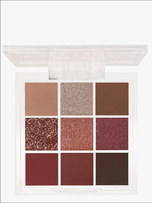 ADJD 9 Multi Shades Matte & Shiimmer gilliiter Eyeshadow Palette 13.5 g(MULTI COLOUR)
