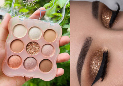 Arcanuy Perfection Eyeshadow Palette |Highly Pigmented Eyeshadow |Matte & Shimmer Finish 13 g(multi color)