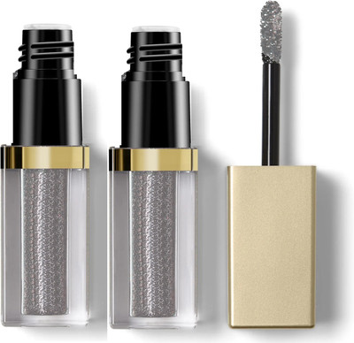 ADJD Combo Highly Pigmented Eyeshadow With Radiant Shimmer Finish Silver 8 g(Silver)