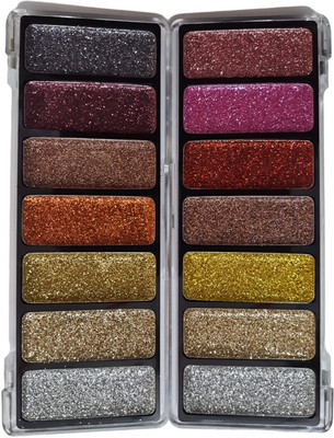 MYEONG color shimmer powder eyeshadow palette 22.52 g(Multicolor)